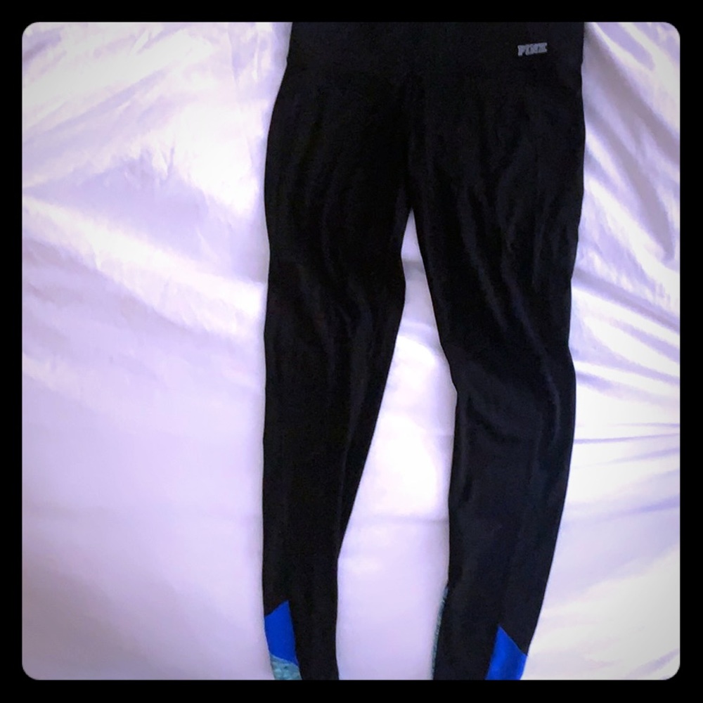 Leggings with cute blue detail at ankles